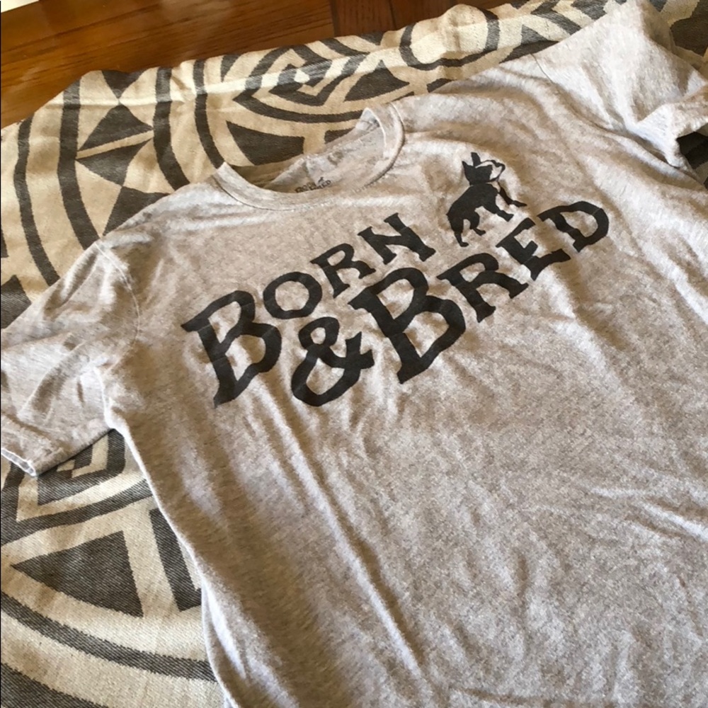 Born and bred shirt - French bulldog